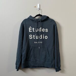 ÉTUDES STUDIO pullover studio large logo hoodie - Slate